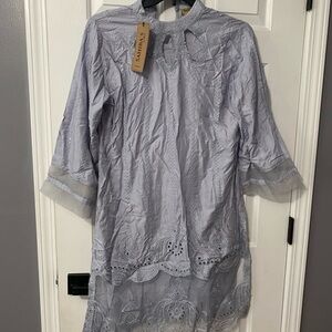 Elegant Gray Lace Dress Pakistani dress